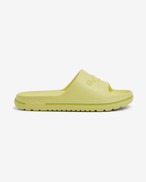 Chinelos Pepe Jeans Beach Slide amarelo esverdeado mulher