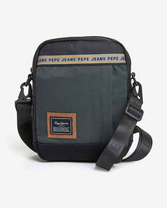 Torba na ramię Pepe Jeans Ebel Roben w kolorze zielono-czarnym