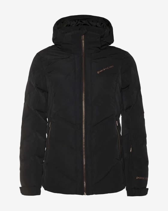 Jacke mit Kapuze Protest Prtartssu schwarz für Frauen.