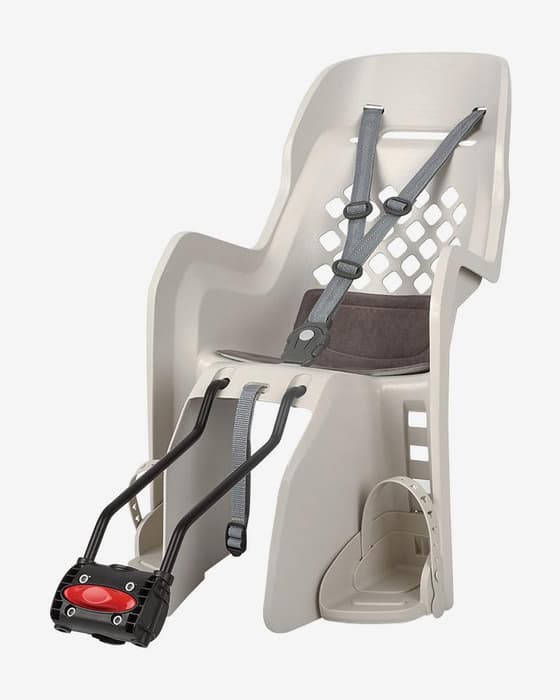 Silla portabebés Polisport Joy 29" con montaje al cuadro gris oscuro