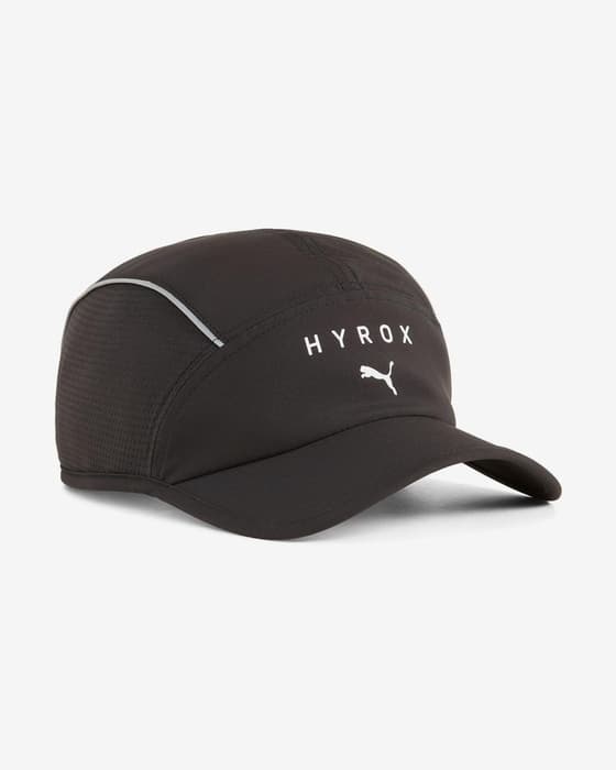 Visera Puma HYROX Panel Cap negro puro blanco