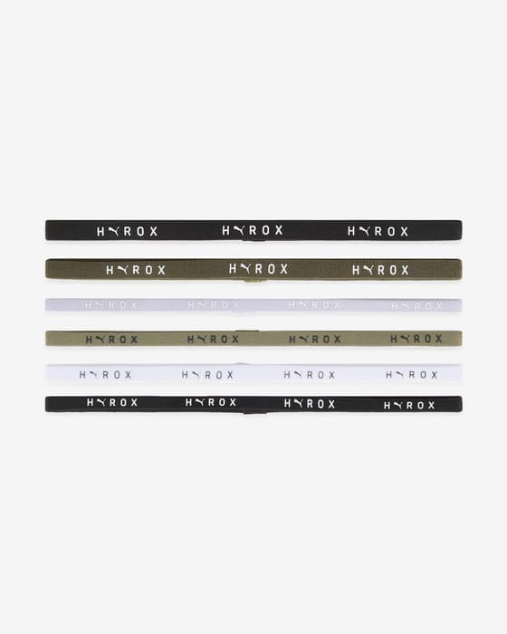Puma HYROX Headbands green white black (pack of 6)