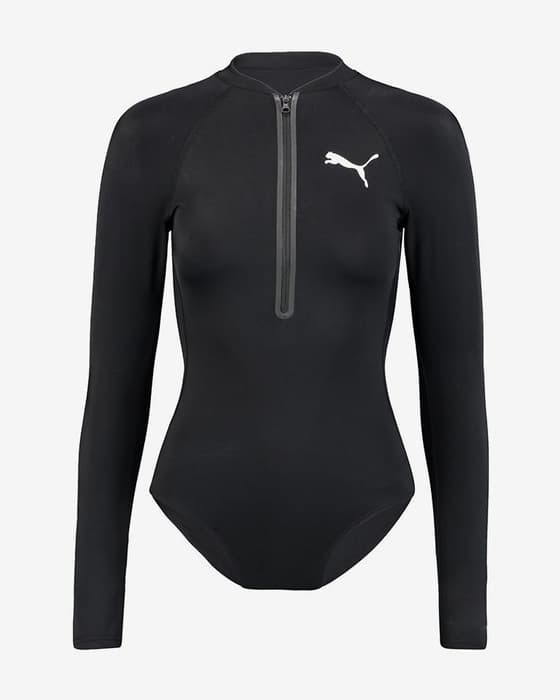 Bañador Puma Swim Surf manga larga negro mujer