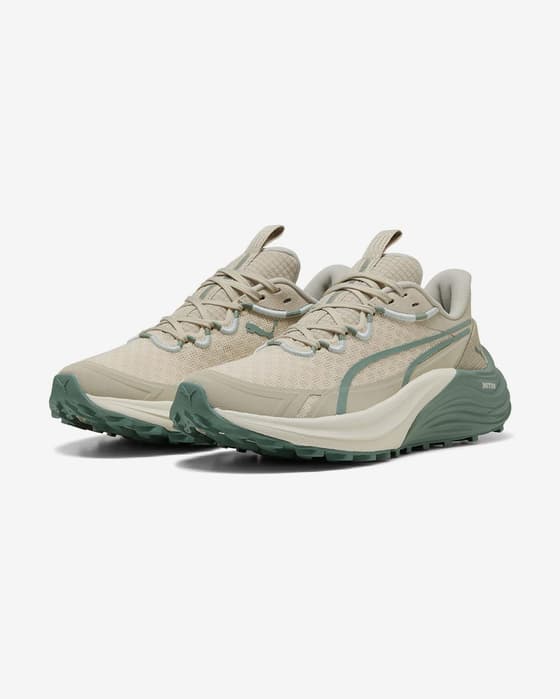 Zapatillas Puma Electrify NITRO 4 Trail beige verde mujer