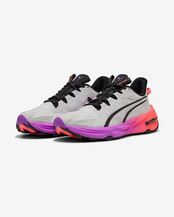 Zapatillas Puma Fast-Trac NITRO 3 gris negro lila