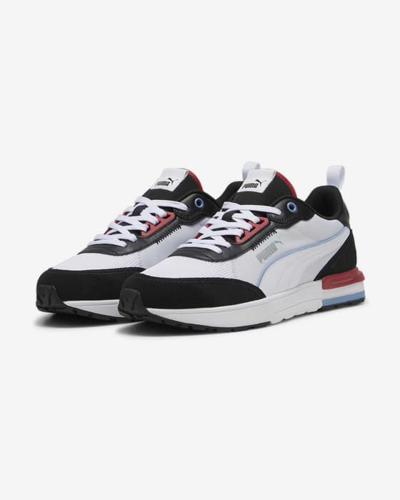 Zapatillas Puma R22 blanco puro negro