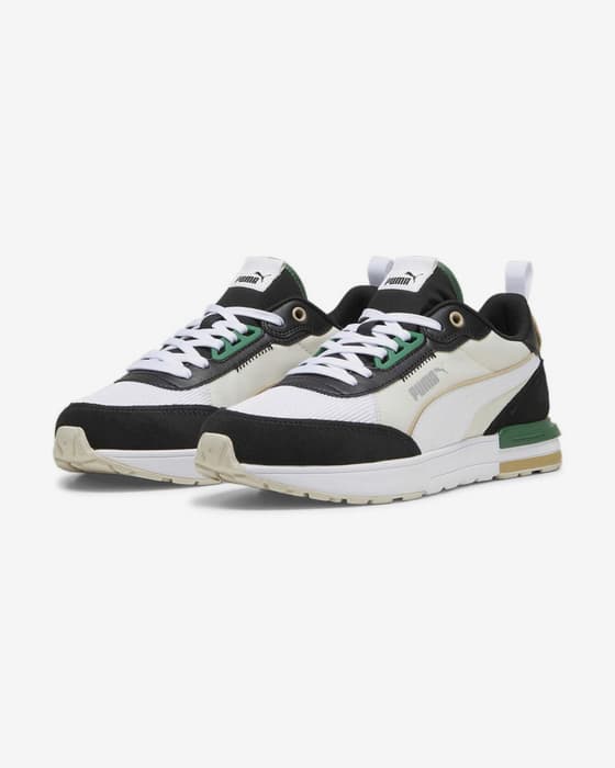 Zapatillas Puma R22 blanco crema negro