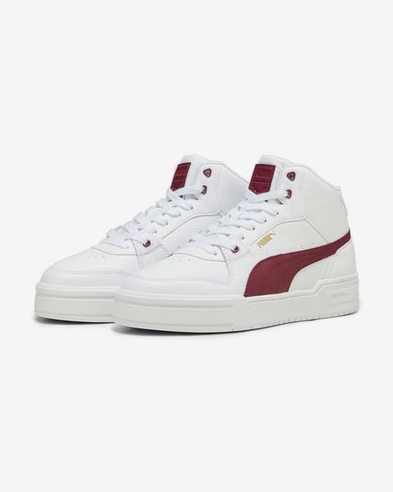 Zapatillas Puma CA Pro Mid blanco rojo oscuro