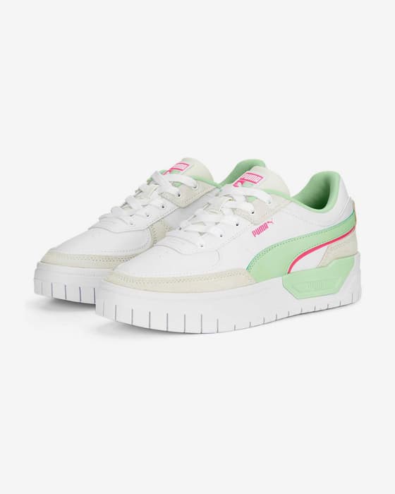 Zapatillas Puma Cali Dream Brighter blanco verde claro rosa mujer