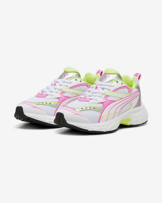 Zapatillas Puma Morphic blanco rosa amarillo