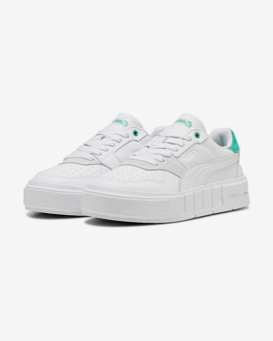 Zapatillas Puma Cali Court Match blanco intenso verde mujer