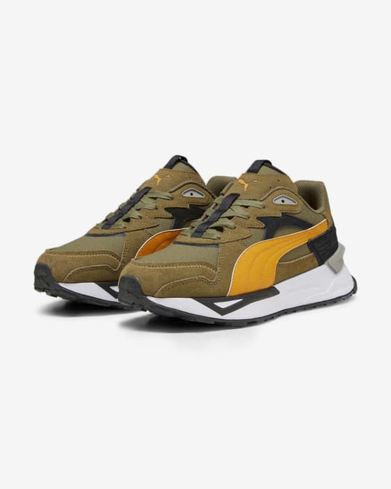 Zapatillas Puma Mirage Sport Asphalt verde negro naranja