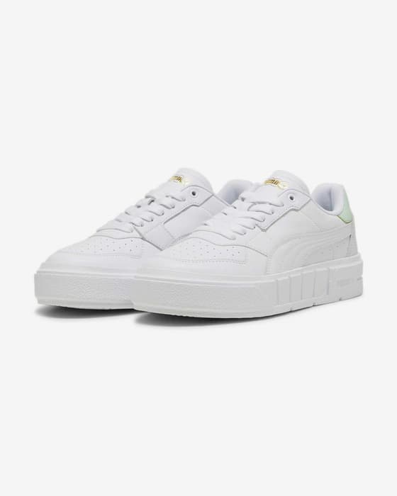 Zapatillas Puma Cali Court Leather blanco verde mujer