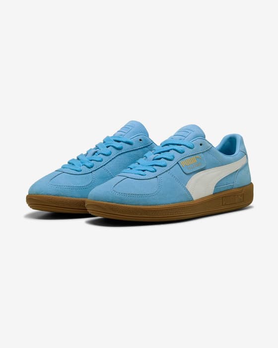 Zapatillas Puma Palermo azul blanco