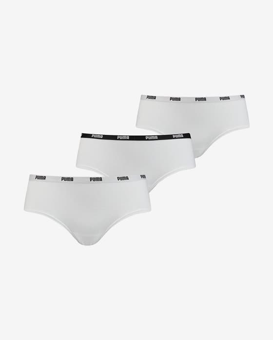 Braga Puma Hipster blanco mujer (3 unidades)