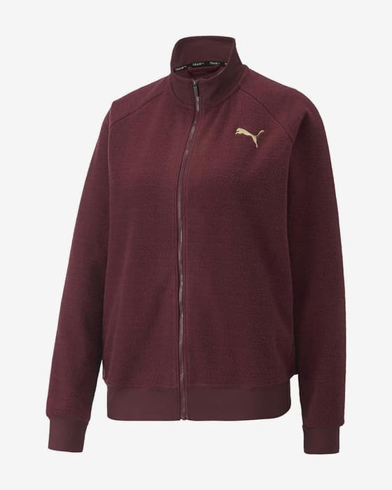 Chaqueta Puma Fit Sherpa granate mujer