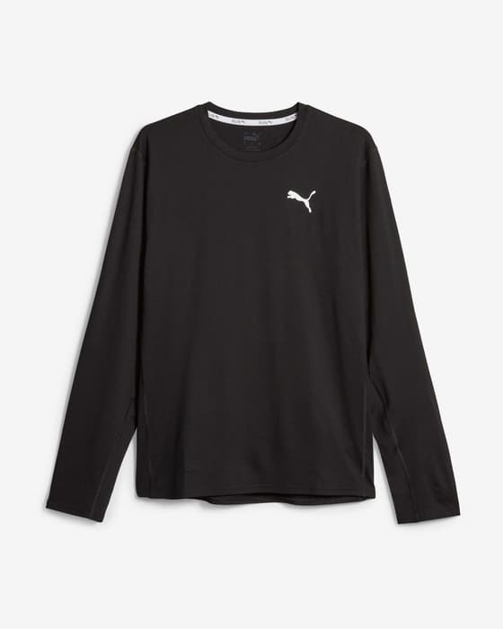 Camiseta Puma Run Cloudspun manga larga negro