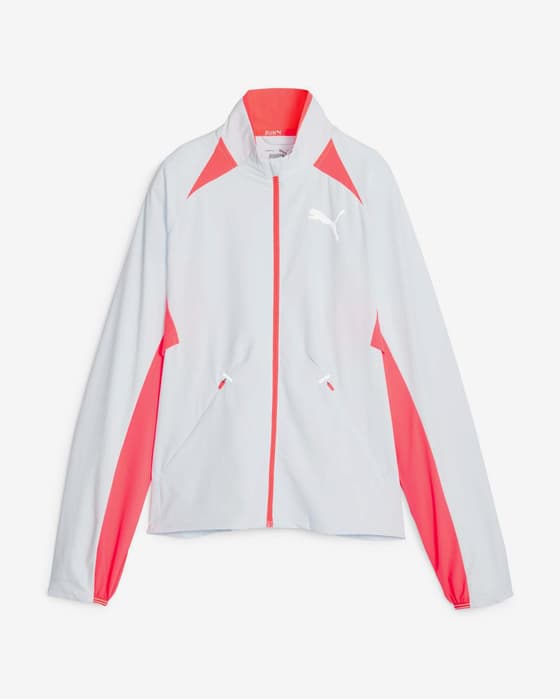 Chaqueta Puma Run Ultraweave azul claro rosa mujer