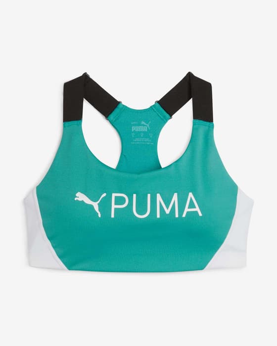 Sujetador Puma 4Keeps Eversculpt azul turquesa blanco