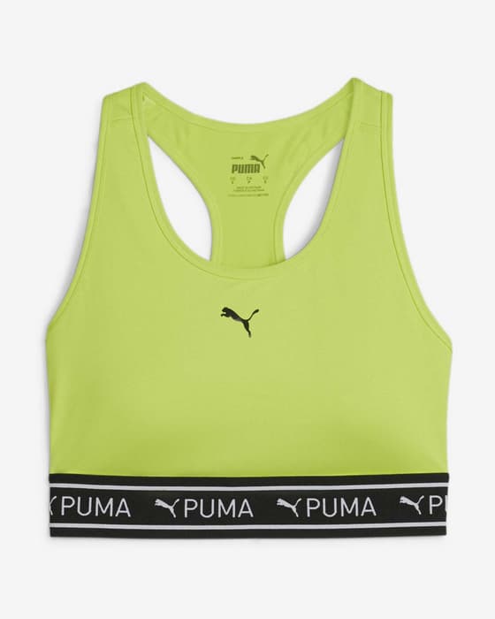 Sujetador Puma 4keeps elastic verde negro