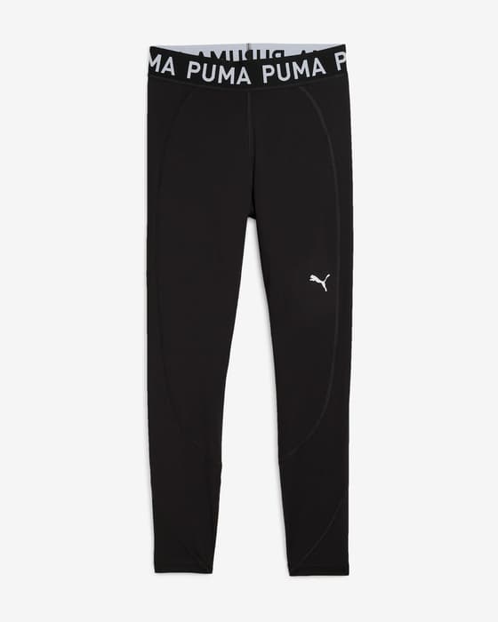 Calças Puma Strong preto escuro branco mulher