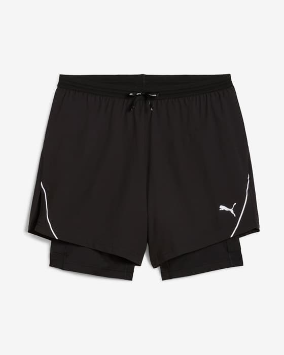 Puma Run Ultraweave 2in1 Shorts Pure Black