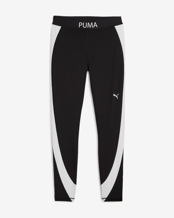 Puma Strong Colourblock Leggings Pure Black White Women