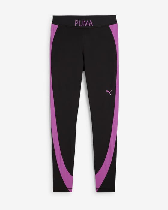 Puma Strong Colourblock Leggings Black Pink Women