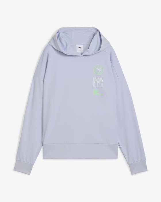Sudadera con capucha Puma x HYROX Cloudspun lila claro mujer