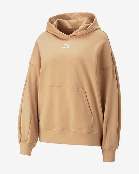 Sudadera Puma Classics Oversized marrón claro mujer