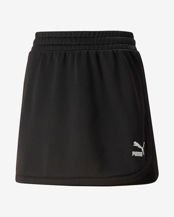 Falda Puma Classics A-Line negro mujer