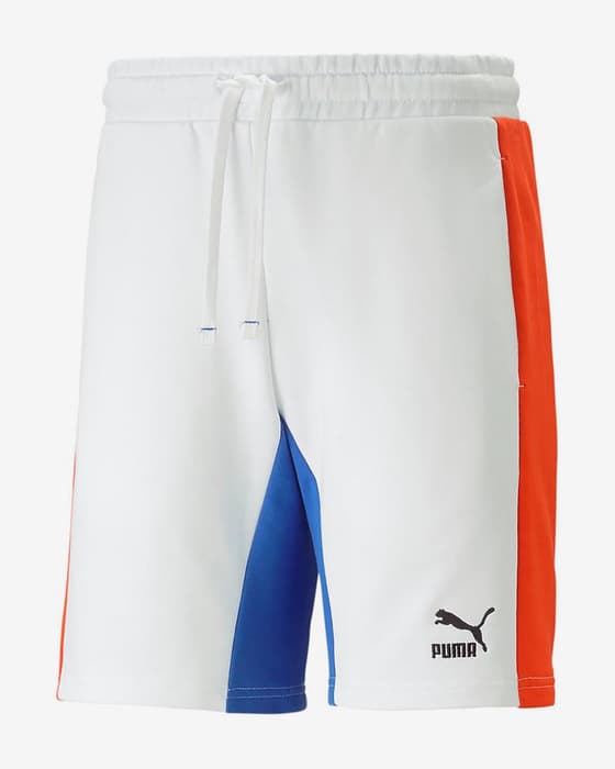 Pantalón corto Puma Classics Block blanco rojo azul