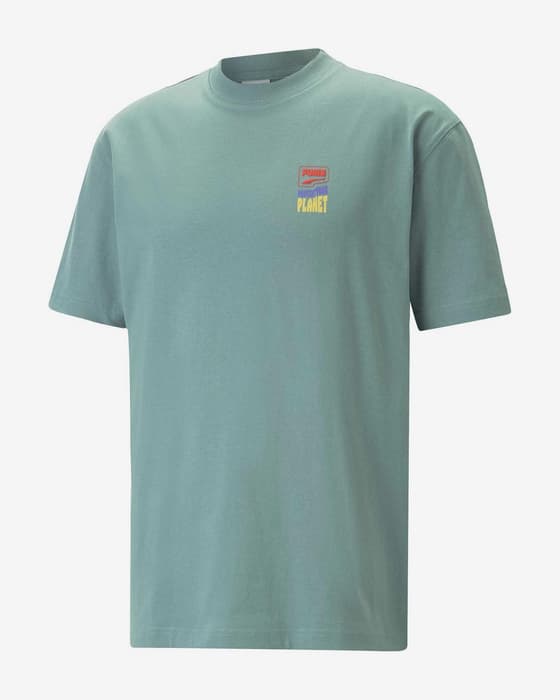 Puma Downtown Big Graphic T-Shirt türkis