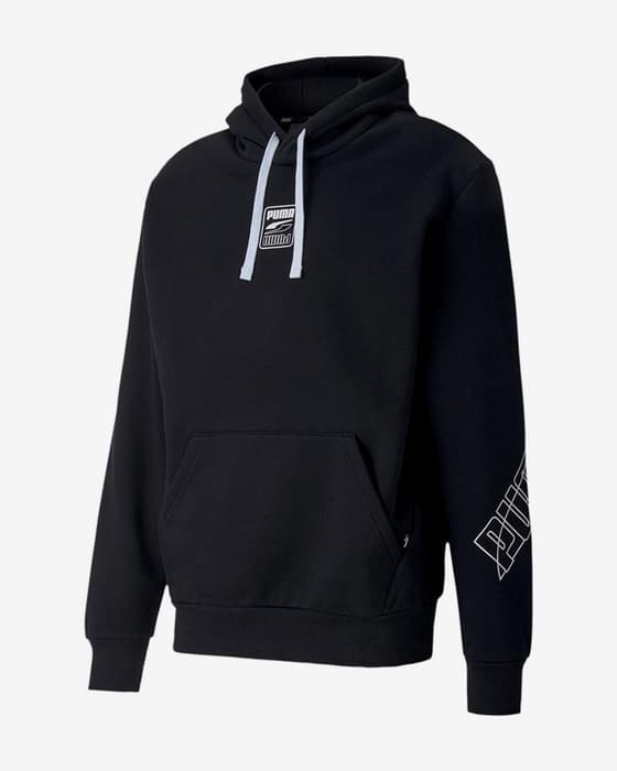 Sudadera con capucha Puma Rebel negro
