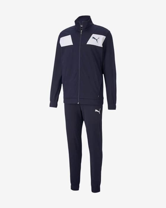 Chándal Puma Techstripe Tricot azul marino blanco