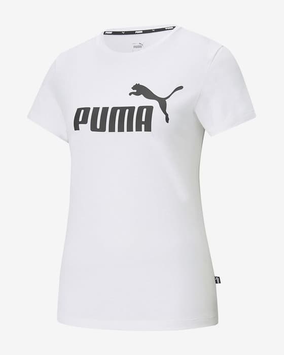 T-shirt Puma Essentials manche courte blanc femme