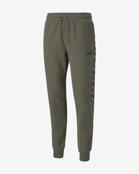 Pantalón largo Puma Power Tape verde oliva
