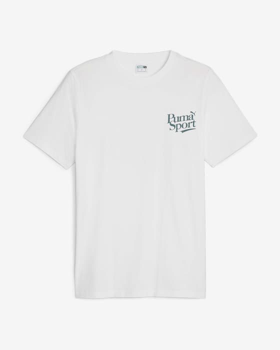 Camiseta Puma Legacy Graphics manga corta blanco verde