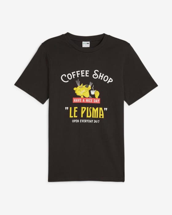 Puma Graphics Le Puma T-Shirt schwarz/rot