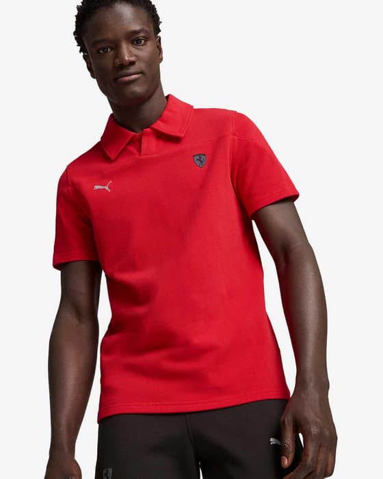 Puma Ferrari Style Poloshirt rot