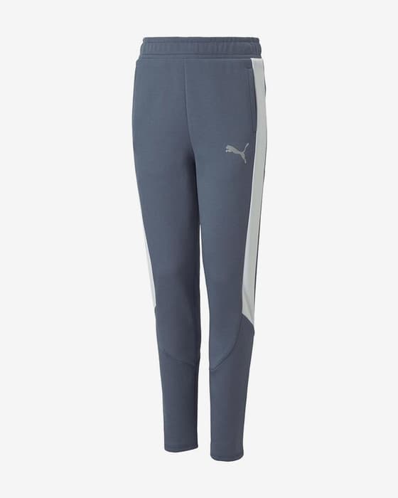 Pantalón largo Puma Evostripe azul blanco infantil