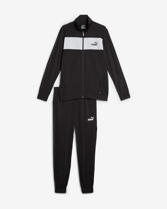 Chándal Puma Poly negro blanco