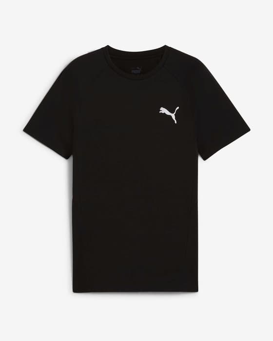 T-shirt Puma Evostripe manica corta nero intenso junior