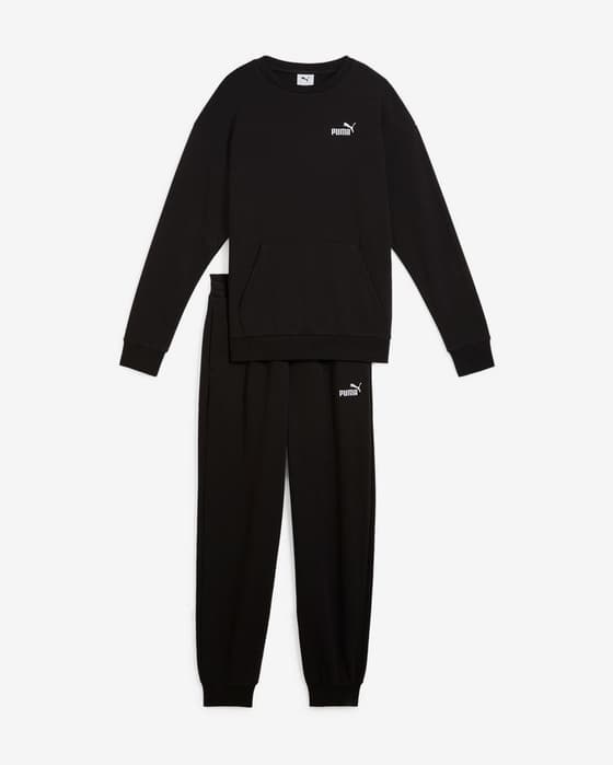 Chándal Puma Relaxed Sweat Suit negro oscuro mujer