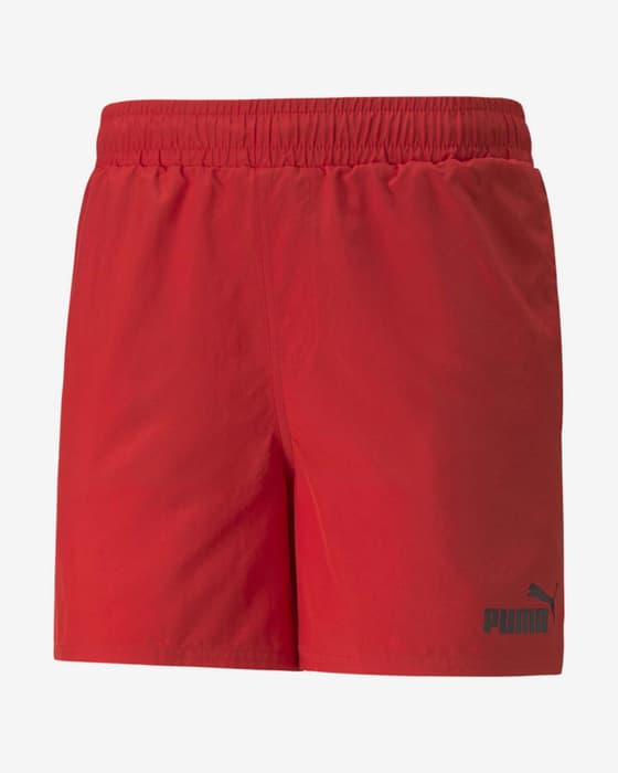 Pantalón corto Puma Essential Tape Woven rojo negro