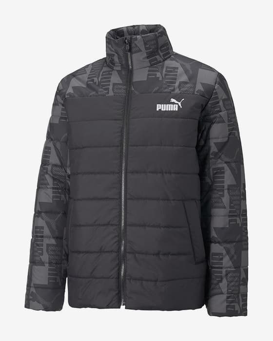 Chaqueta Puma Essentials+ AOP negro