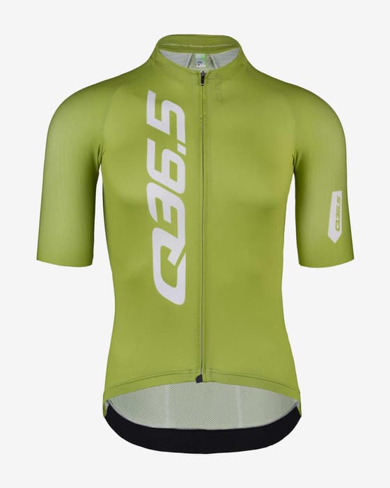 Maillot Q36.5 R2 Signature manche courte vert clair.