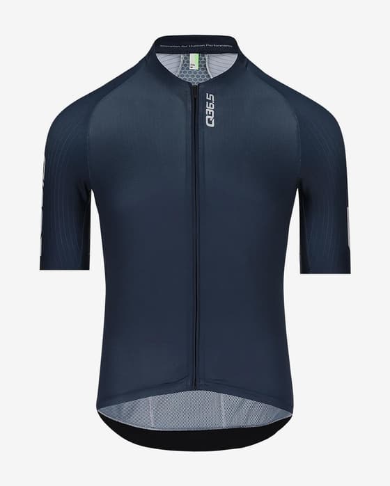 Maillot Q36.5 Gregarius Pro Signature manches courtes bleu marine
