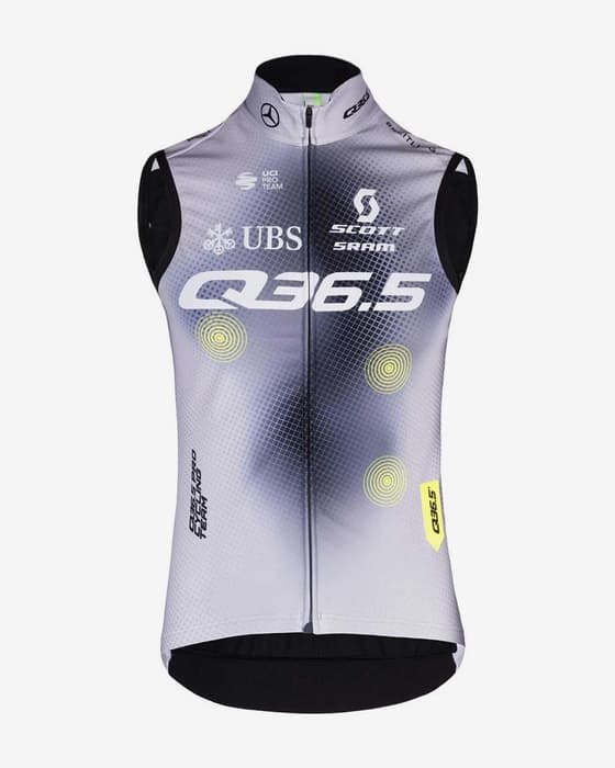Chaleco Q36.5 Pro Cycling Team gris