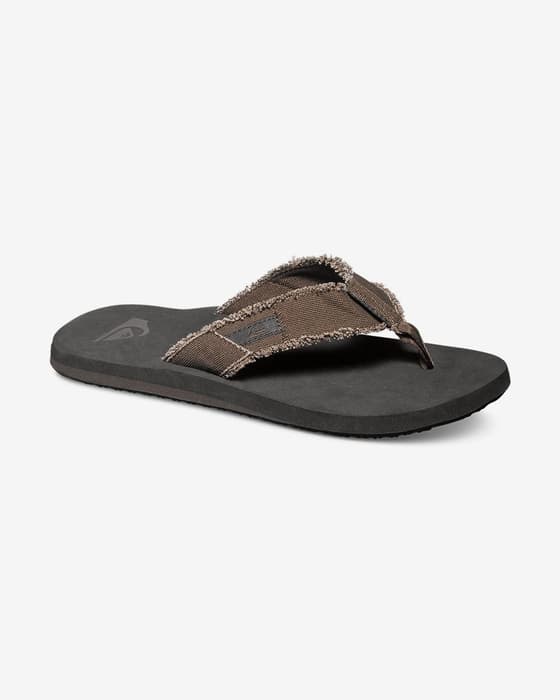 Chanclas Quiksilver Monkey Abyss negro marrón